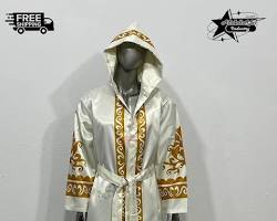 Training robe from title fight camp